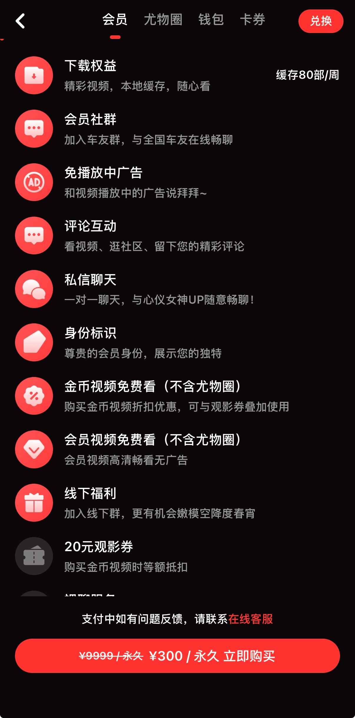 抖阴会员300元套餐界面